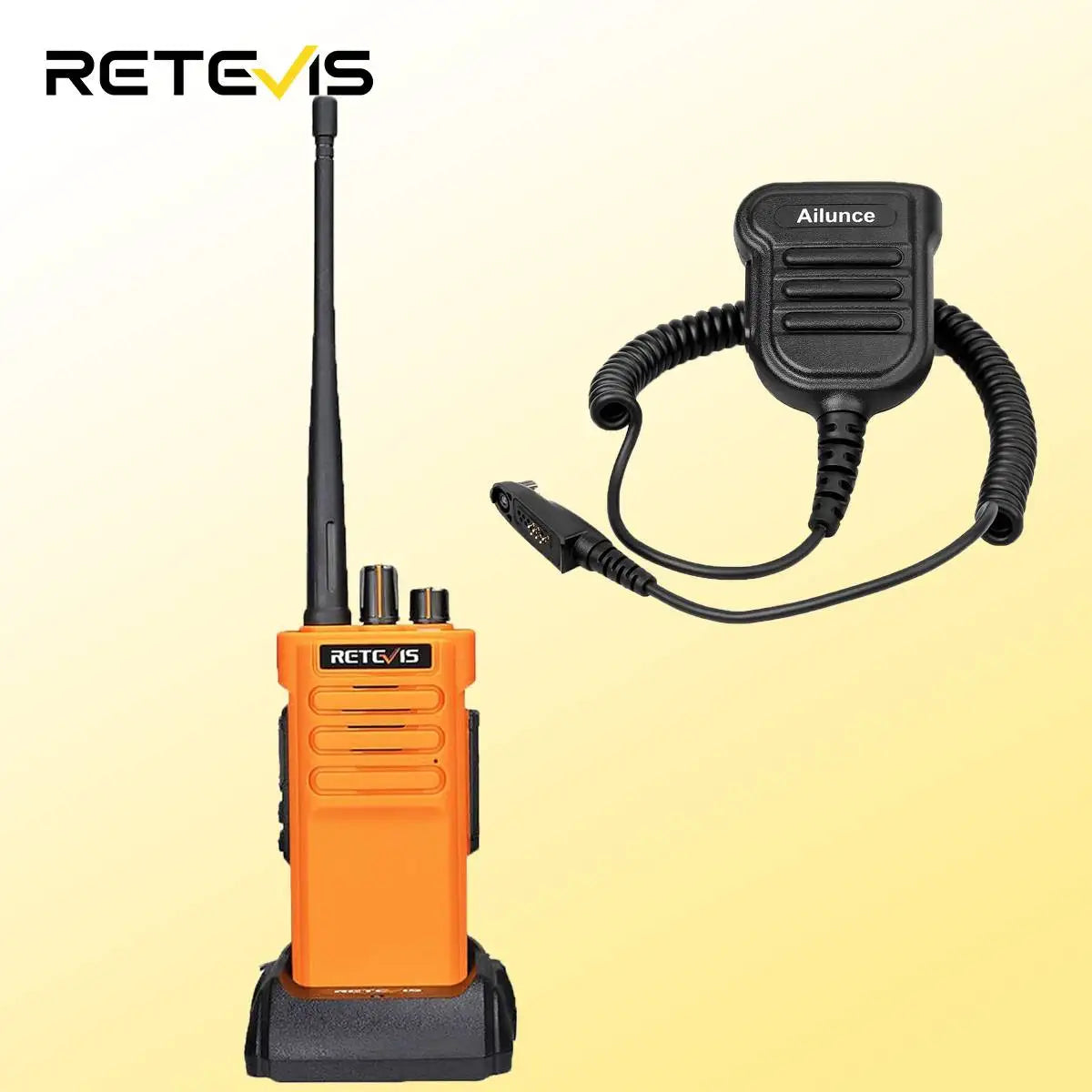 Retevis RT29 Walkie Talkie Long Range Powerful IP67 Waterproof VHF Durable Two Way Radio Station