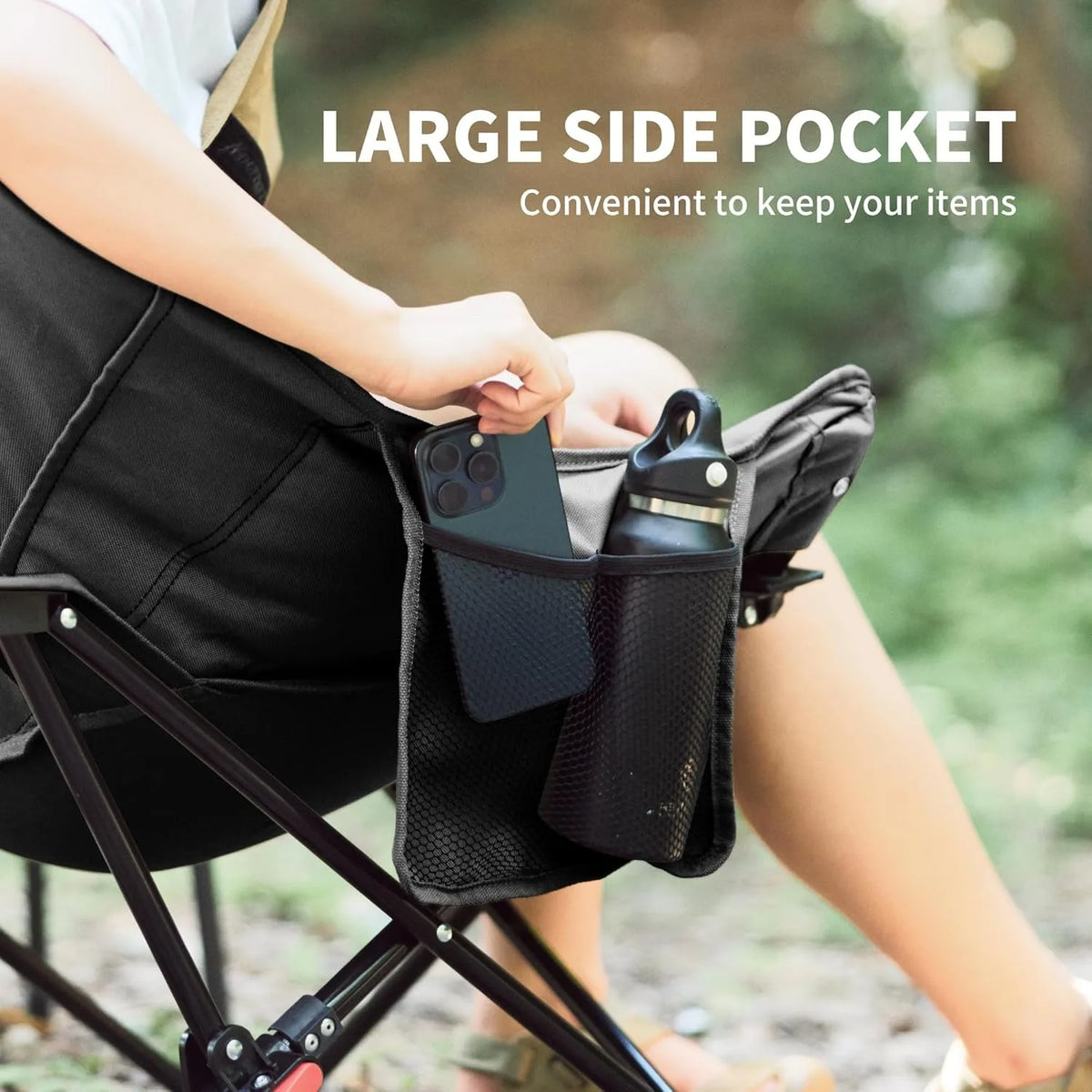Naturehike Sea Star Recliner Outdoor Folding High Back Moon Chair 2-Position Adjustable Portable Camping Chair for Relaxing Foldable Leisure
