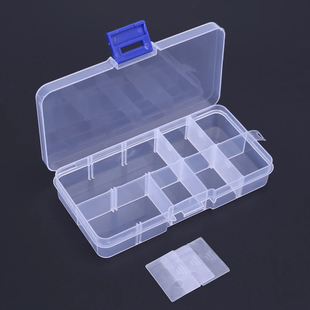 Portable Lure Tackle Box Removable Plastic Fishing Tackle Box Fake Bait Hook Fishings Gear Tool Storage Box For Fishing Bait