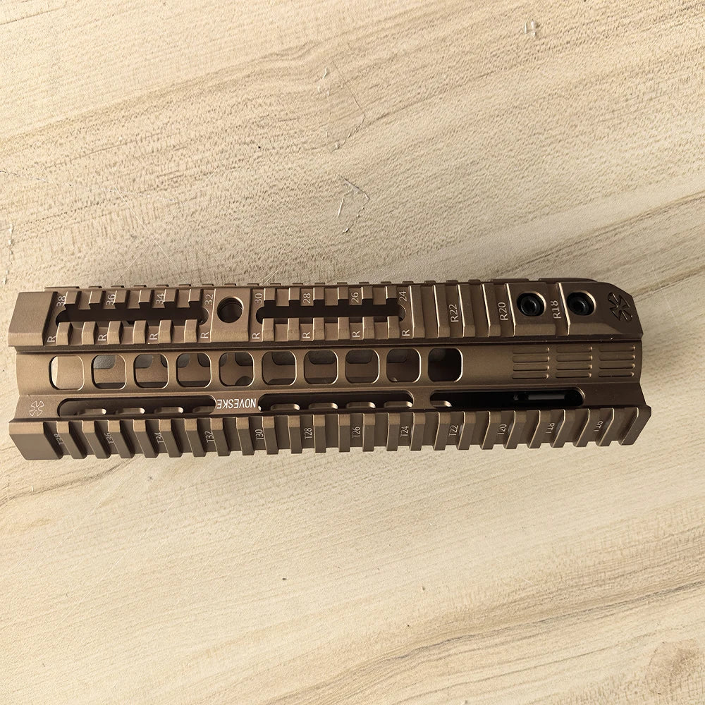 Metal Rifle Noveske 10 inch  M-Lok Slim Free Float M-LOK Handguard Rifle Scope Mount with Steel Nut Hunting For  M4 M16 AR10 UAGI