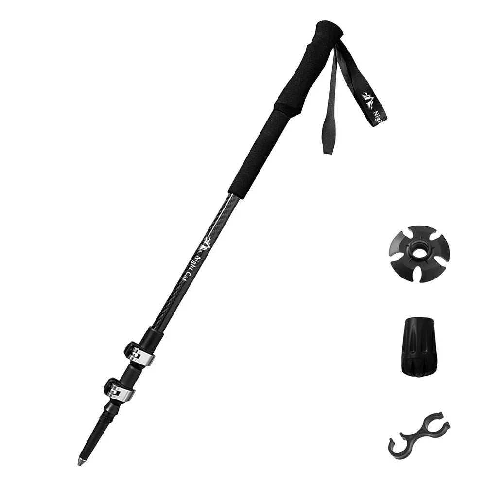Collapsible Trekking Pole: Lightweight Hiking Stick Adjustable Walking Pole for Backpacking Climbing