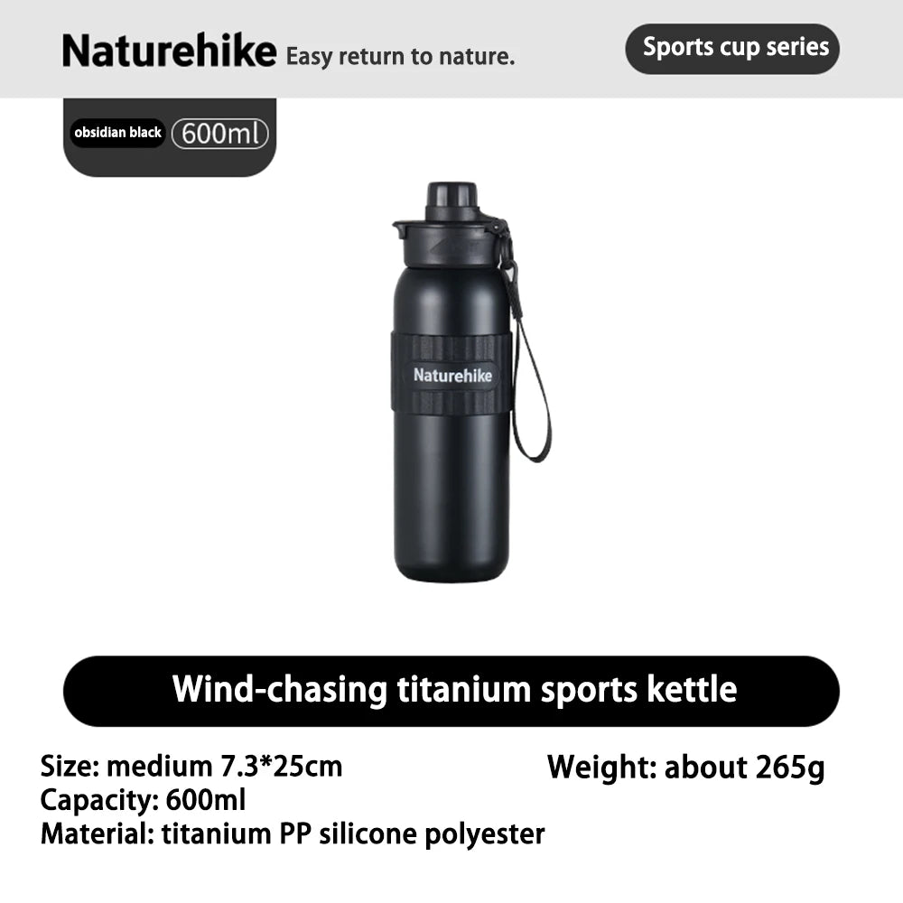 600ml Capacity Pure Titanium Cup Luxury Straw Model Holiday Gift Portable for Men and Women Triple-Drinking Sports Insulated Cup
