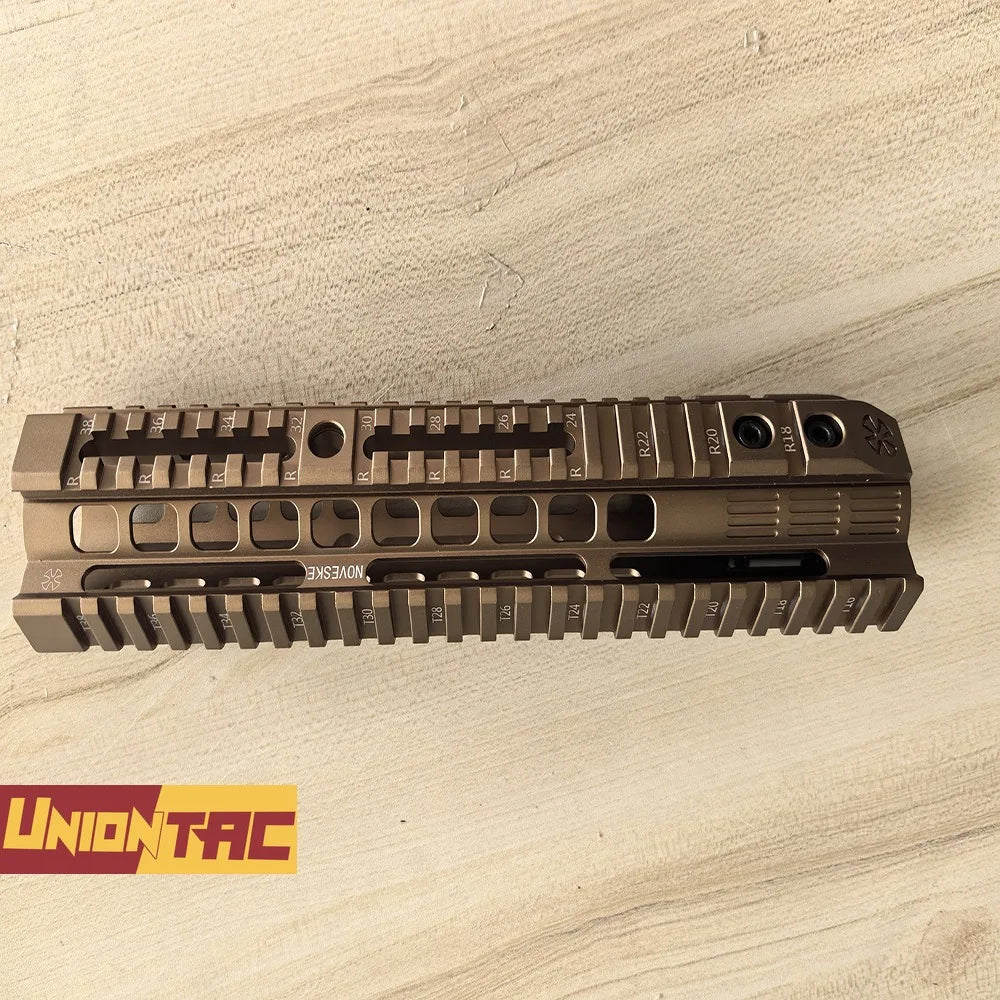 Metal Rifle Noveske 10 inch  M-Lok Slim Free Float M-LOK Handguard Rifle Scope Mount with Steel Nut Hunting For  M4 M16 AR10 UAGI