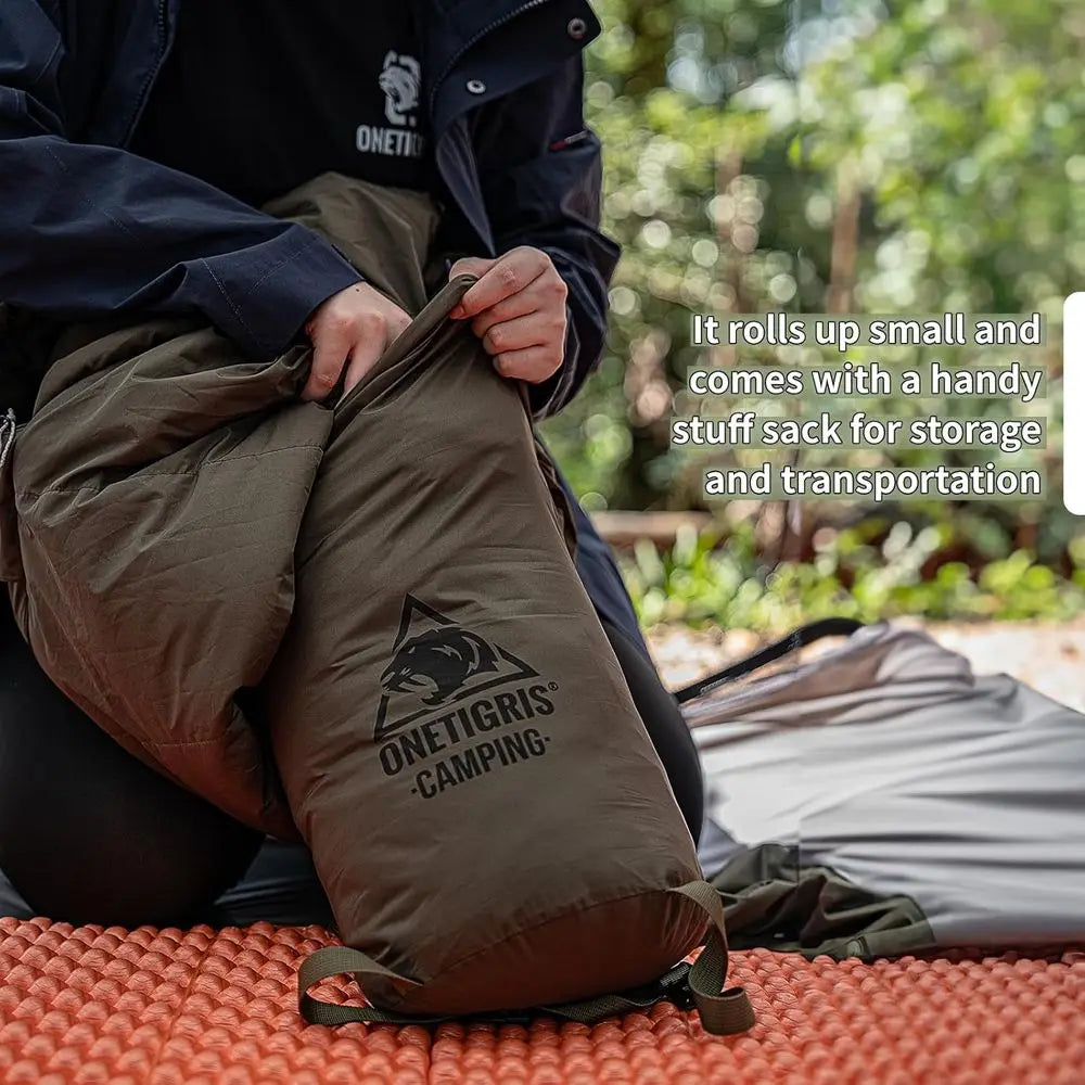Mummy-Shaped Sleeping Bag for Camping, Hiking, and Survival Adventures