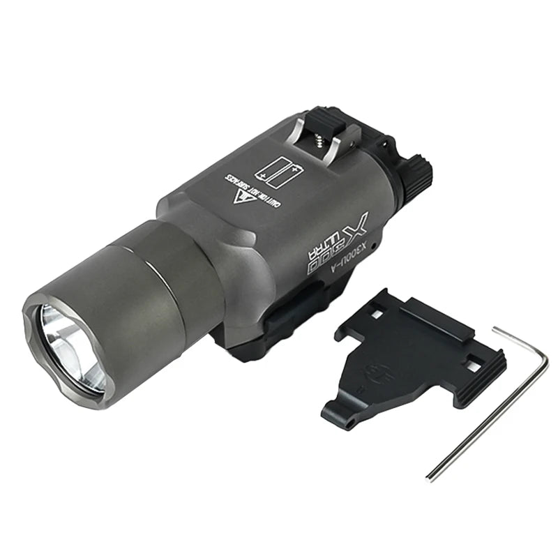 US Warehouse Metal SF X300 X300U Ultra Pistol Scout Light Tactical Rifle Airsoft  Hunting Weapon Flashlight for 20mm Rail