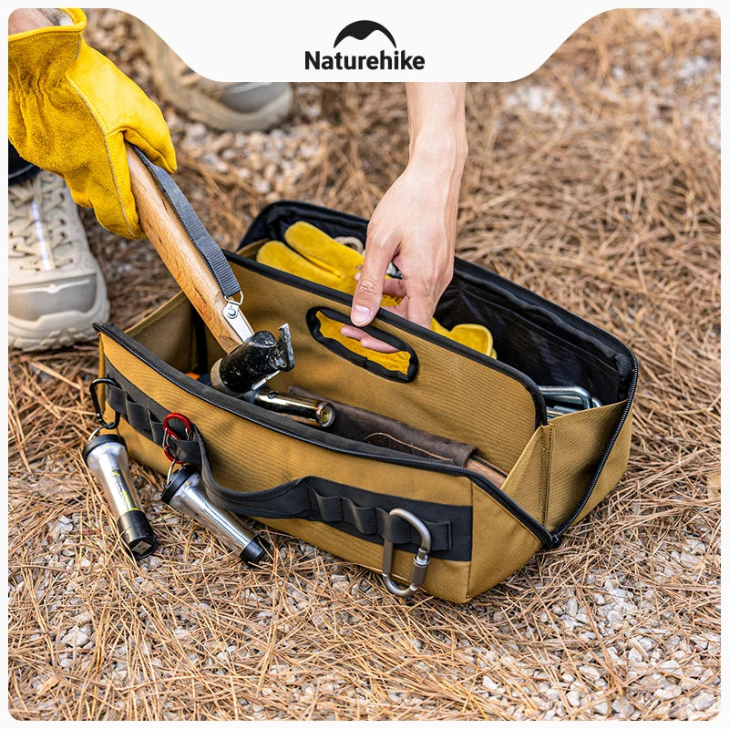 Naturehike Camping Tool Bag Large Capacity Folding Multifunctional Tool Storage Bag OutdoorWork Accessoires Tool Box